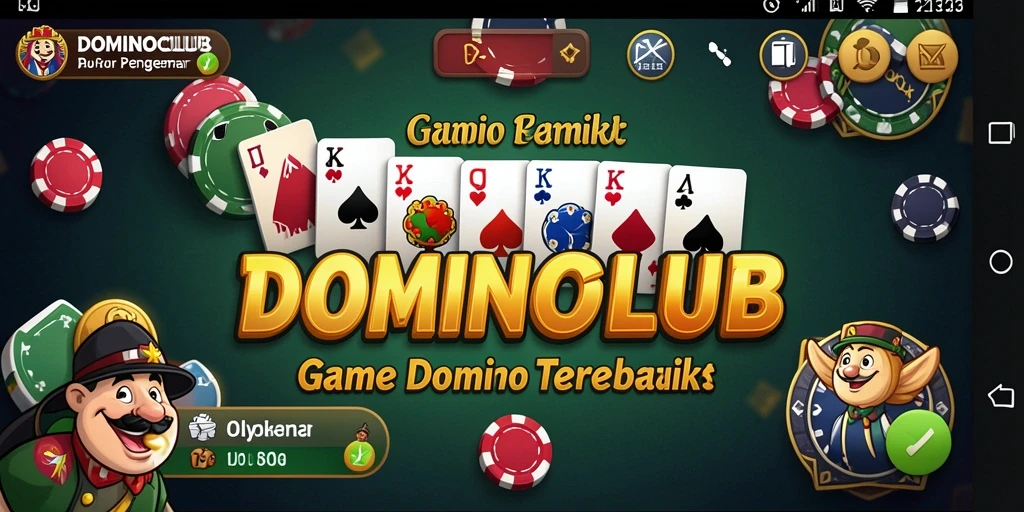 Tampilan gameplay seru dari DOMINOCLUB dengan berbagai mode permainan.