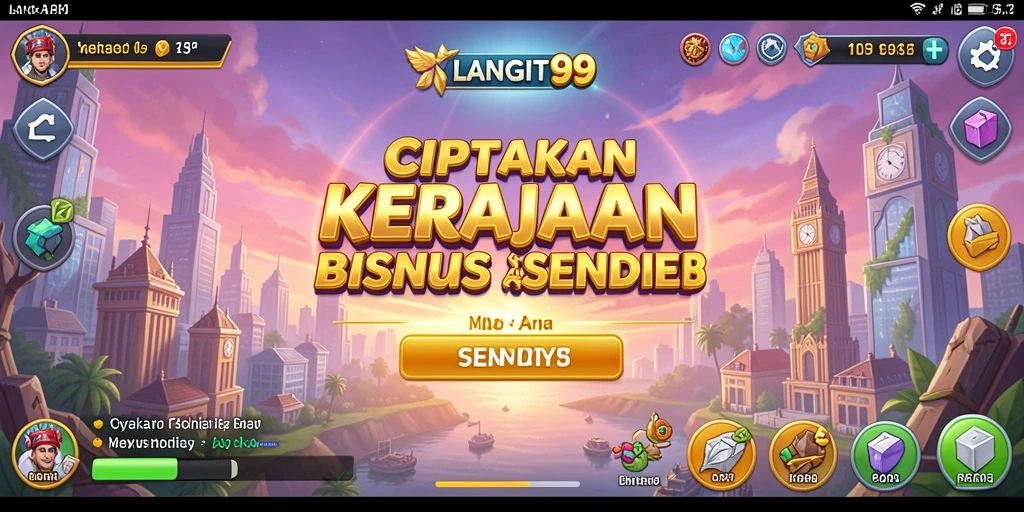 Tampilan gameplay LANGIT99 yang menarik dan strategis.