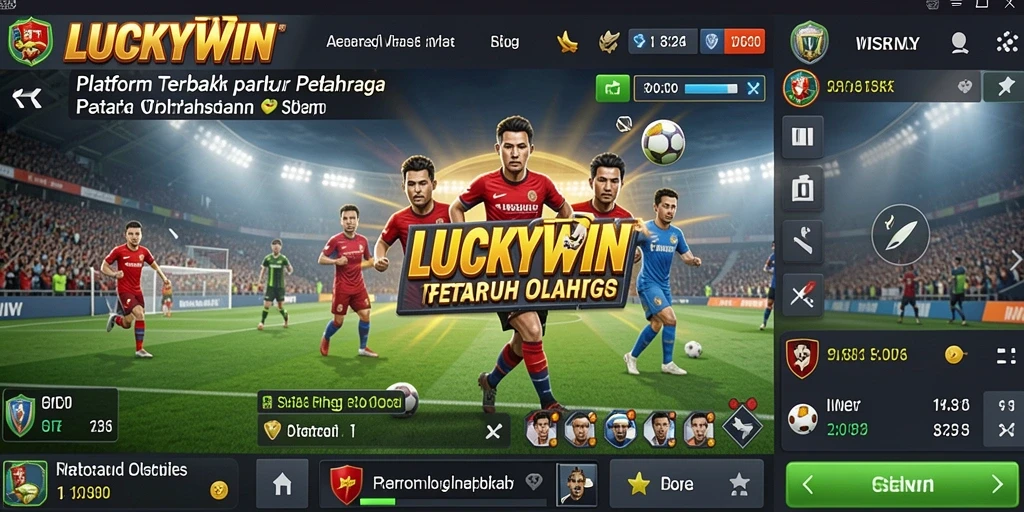Tampilan gameplay Sportsbook LUCKYWIN yang menarik dan interaktif.
