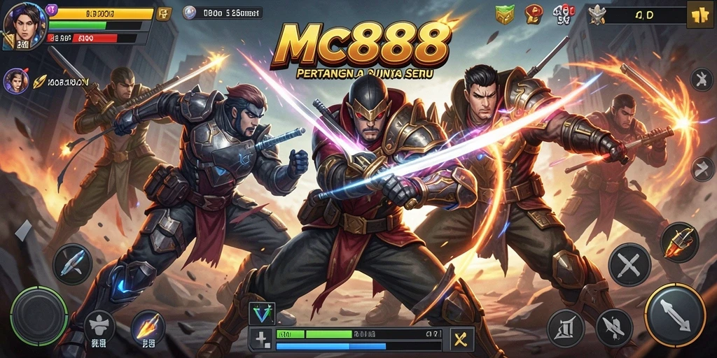 Tampilan dinamis gameplay action MC888 yang mendebarkan.