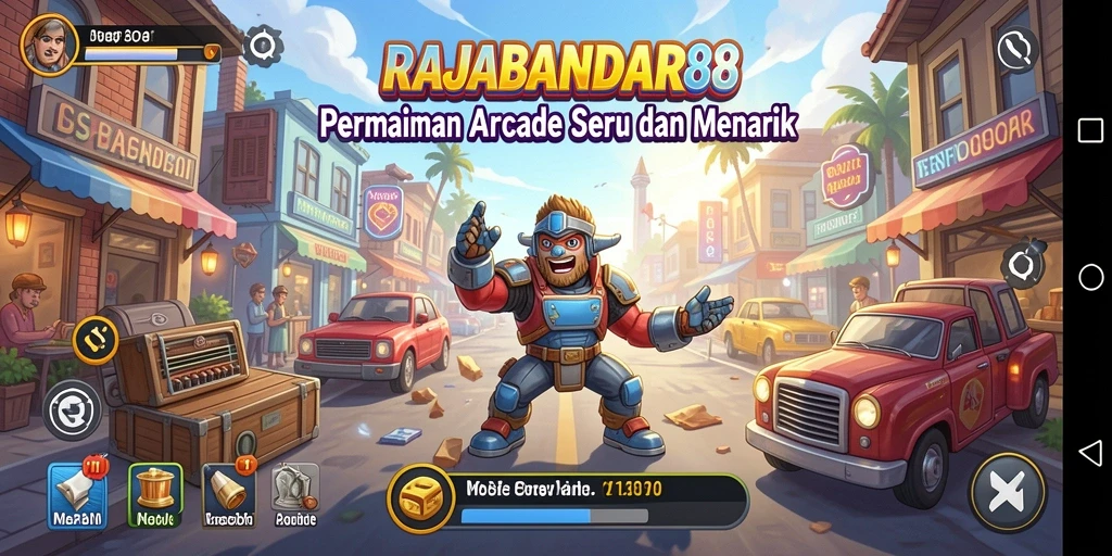 Tampilan gameplay yang menarik dan penuh tantangan di RAJABANDAR88.