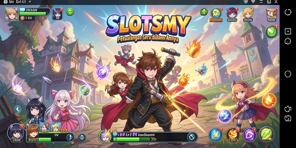 Tangkap aksi seru dalam gameplay SLOTSMY dengan karakter anime favorit.
